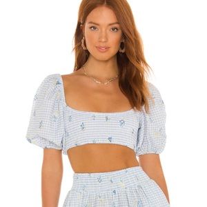 NWOT Revolve Majorelle Key West Top